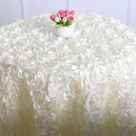 Rosette Round Tablecloth
